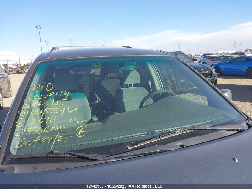 2001 Honda Odyssey Ex VIN: 2HKRL18671H000711 Lot: 12442935