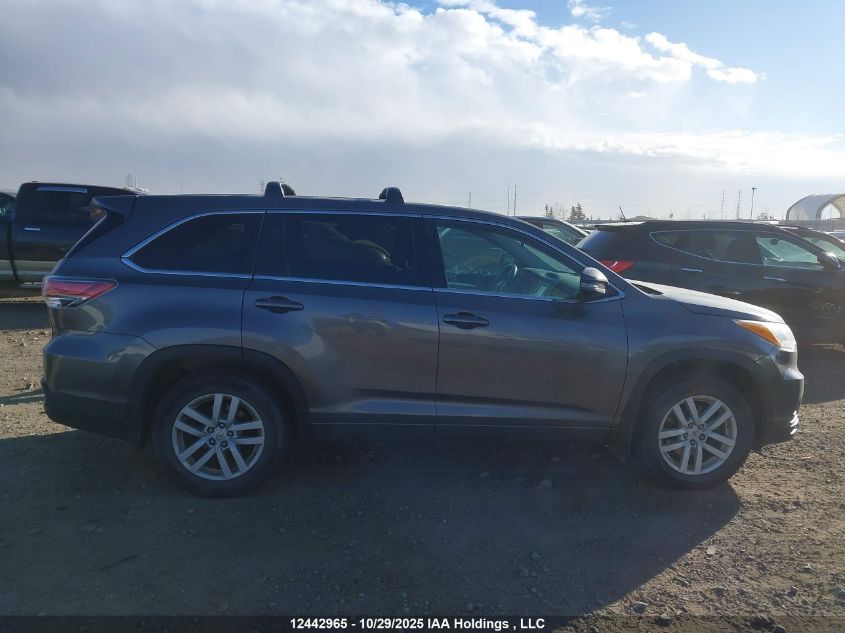 2015 Toyota Highlander Le VIN: 5TDBKRFH9FS168164 Lot: 12442965