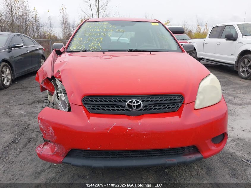 2005 Toyota Matrix Xr VIN: 2T1KR32E85C864087 Lot: 12442975