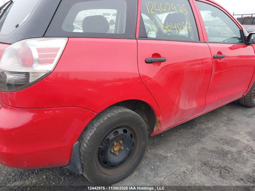 2005 Toyota Matrix Xr VIN: 2T1KR32E85C864087 Lot: 12442975