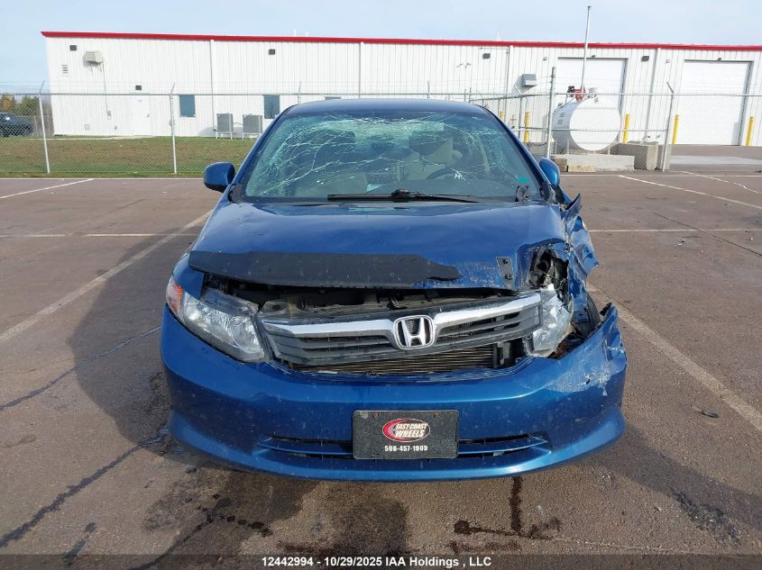 2012 Honda Civic Lx VIN: 2HGFB2F47CH015199 Lot: 12442994