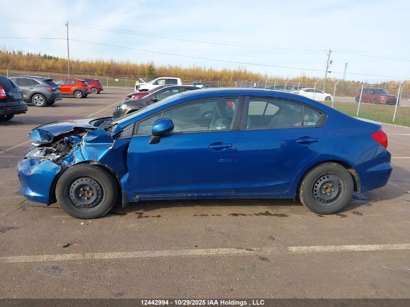 2012 Honda Civic Lx VIN: 2HGFB2F47CH015199 Lot: 12442994