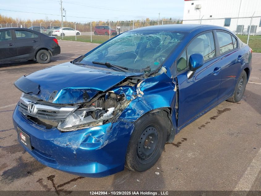 2012 Honda Civic Lx VIN: 2HGFB2F47CH015199 Lot: 12442994