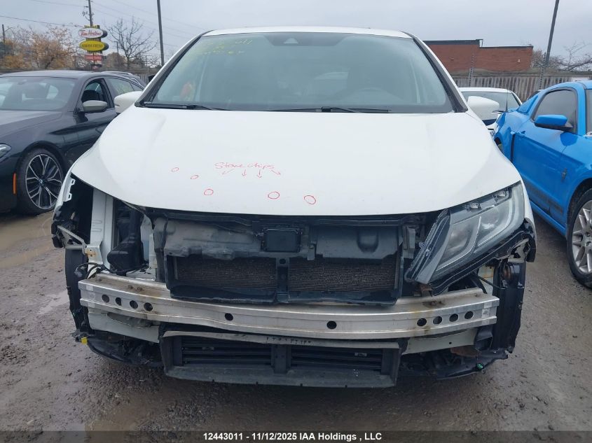 2018 Honda Odyssey Ex-L VIN: 5FNRL6H66JB506803 Lot: 12443011