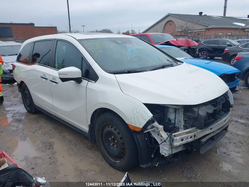 2018 Honda Odyssey Ex-L VIN: 5FNRL6H66JB506803 Lot: 12443011