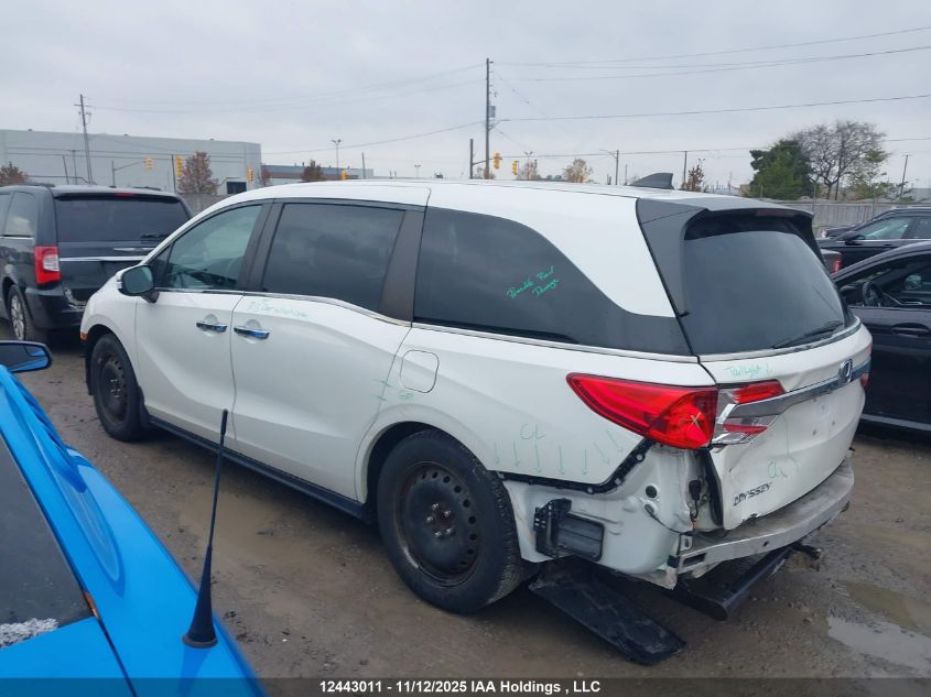 2018 Honda Odyssey Ex-L VIN: 5FNRL6H66JB506803 Lot: 12443011