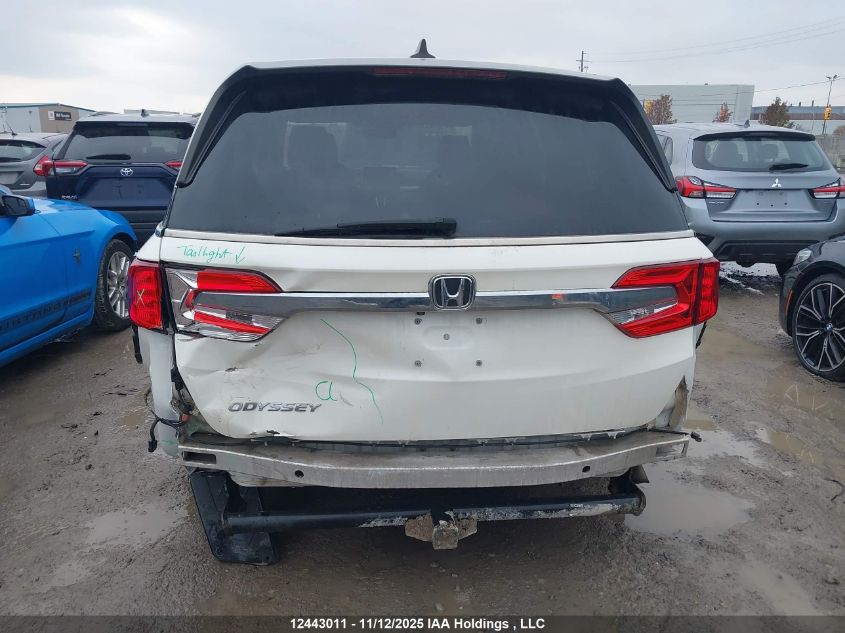 2018 Honda Odyssey Ex-L VIN: 5FNRL6H66JB506803 Lot: 12443011