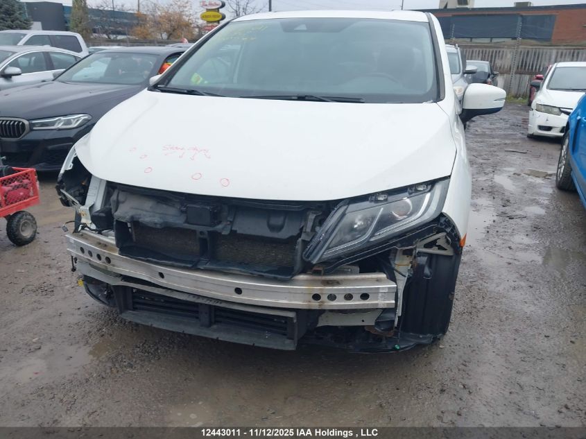 2018 Honda Odyssey Ex-L VIN: 5FNRL6H66JB506803 Lot: 12443011