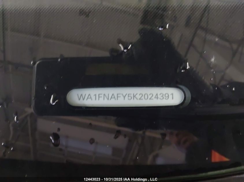 2019 Audi Q5 45 Technik VIN: WA1FNAFY5K2024391 Lot: 12443023