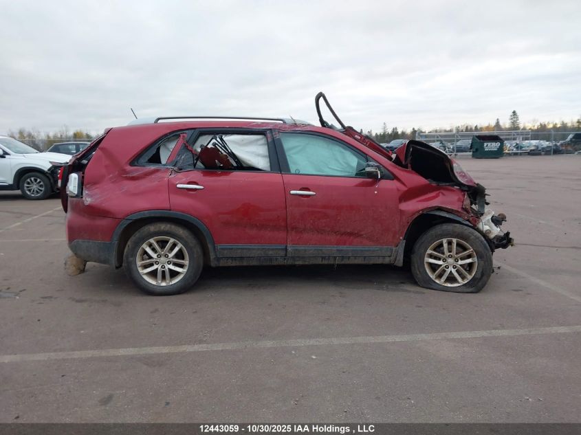 2015 Kia Sorento Lx VIN: 5XYKT3A62FG594551 Lot: 12443059