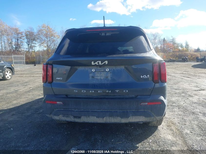 2022 Kia Sorento 2.5L Lx Premium/2.5L Lx+ VIN: 5XYRGDLC4NG148038 Lot: 12443068