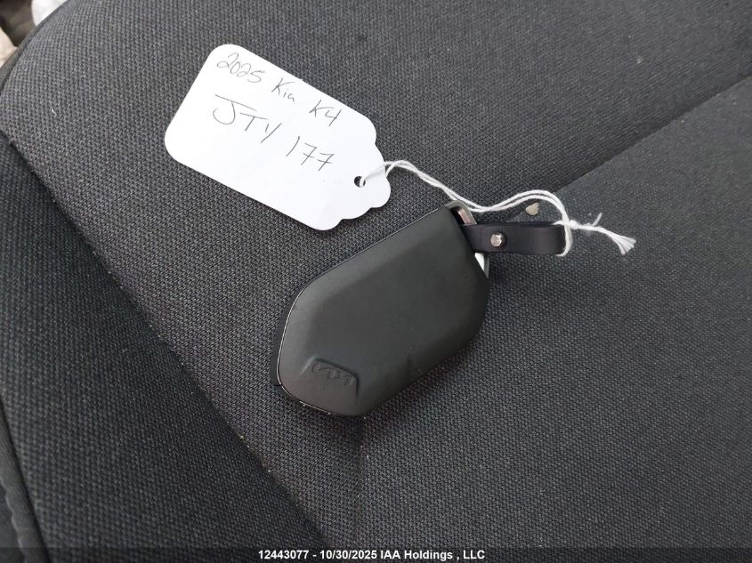2025 Kia K4 Lx VIN: 3KPFT4DEXSE042054 Lot: 12443077