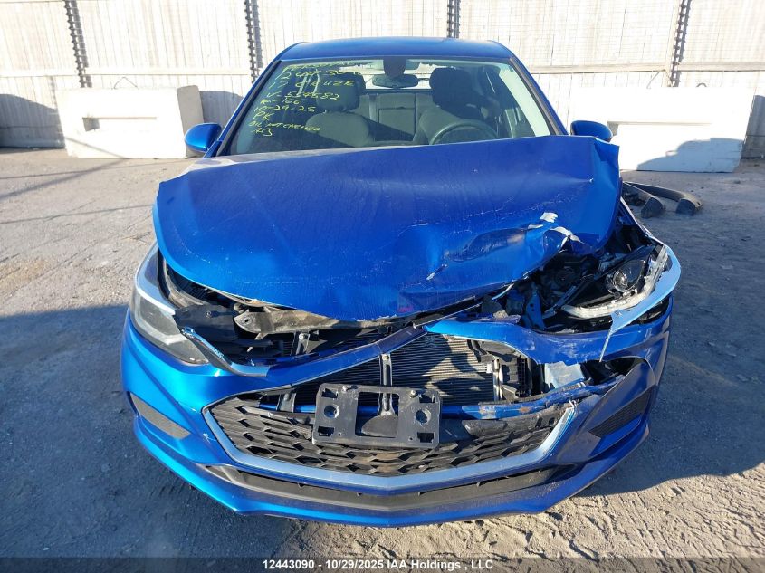 2017 Chevrolet Cruze Lt VIN: 3G1BE6SM7HS554582 Lot: 12443090