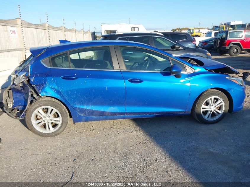 2017 Chevrolet Cruze Lt VIN: 3G1BE6SM7HS554582 Lot: 12443090