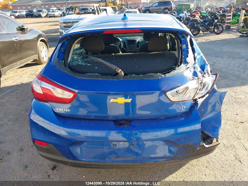 2017 Chevrolet Cruze Lt VIN: 3G1BE6SM7HS554582 Lot: 12443090