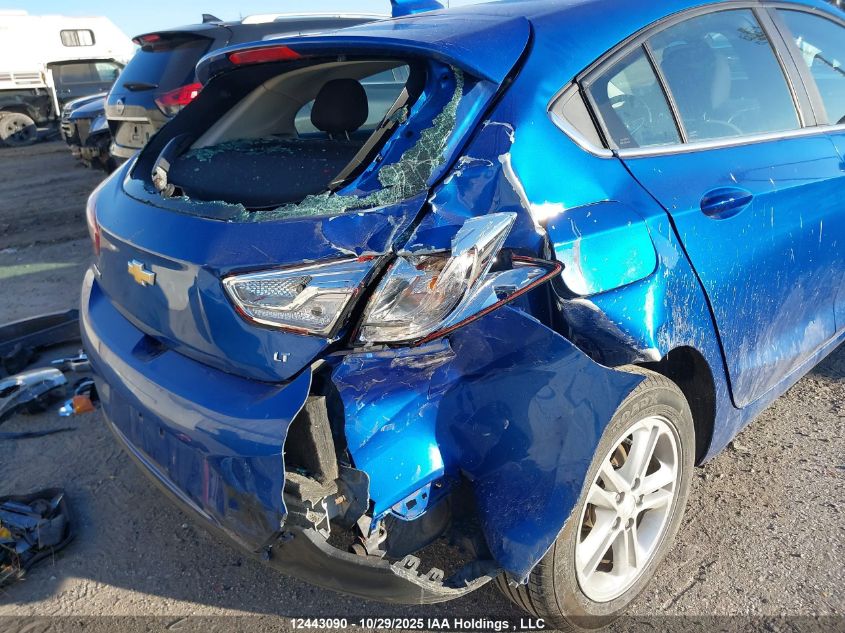 2017 Chevrolet Cruze Lt VIN: 3G1BE6SM7HS554582 Lot: 12443090