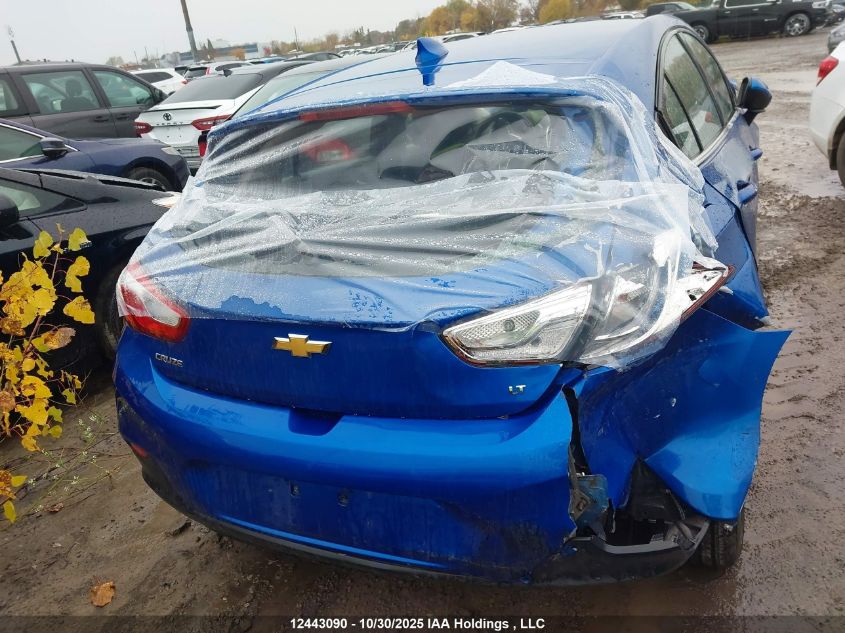 2017 Chevrolet Cruze Lt VIN: 3G1BE6SM7HS554582 Lot: 12443090