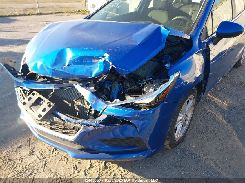 2017 Chevrolet Cruze Lt VIN: 3G1BE6SM7HS554582 Lot: 12443090