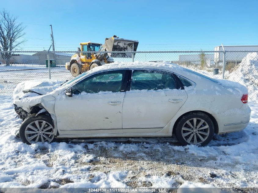 2013 Volkswagen Passat 2.5L Highline VIN: 1VWCH7A34DC101566 Lot: 12443130
