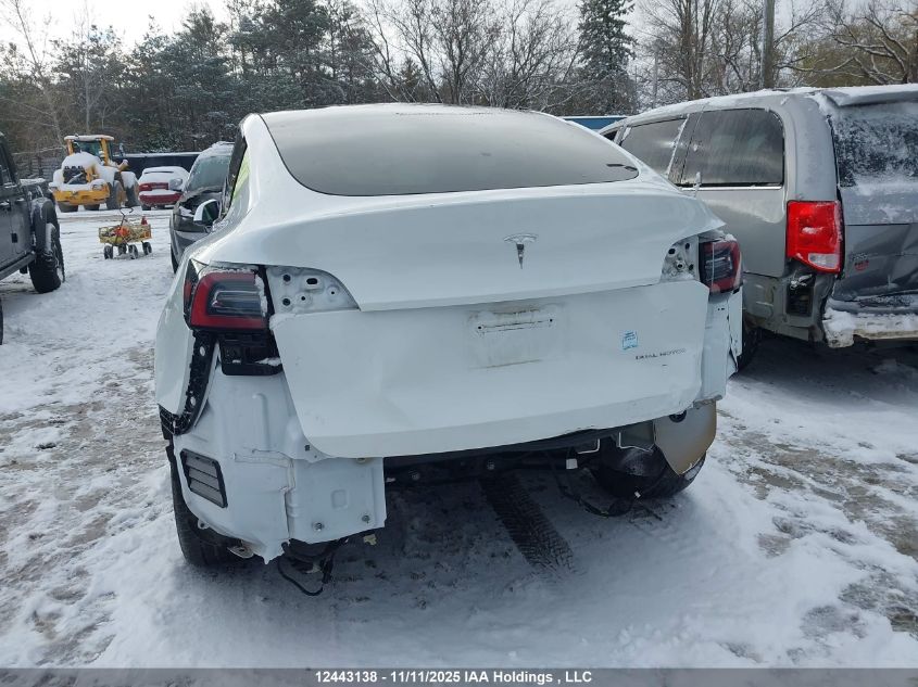 2024 Tesla Model Y Long Range VIN: 7SAYGDEEXRF991087 Lot: 12443138