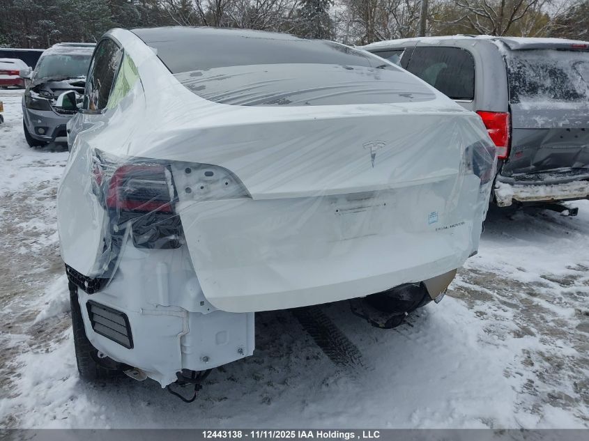 2024 Tesla Model Y Long Range VIN: 7SAYGDEEXRF991087 Lot: 12443138