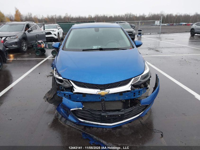 2019 Chevrolet Cruze Lt VIN: 3G1BE6SM3KS624862 Lot: 12443141
