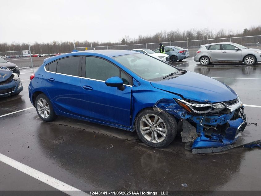 2019 Chevrolet Cruze Lt VIN: 3G1BE6SM3KS624862 Lot: 12443141