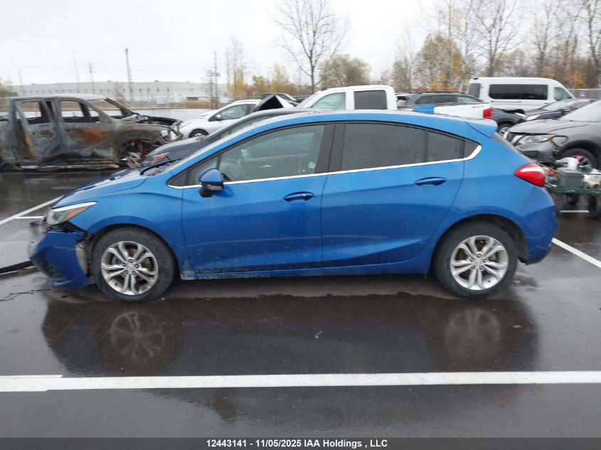 2019 Chevrolet Cruze Lt VIN: 3G1BE6SM3KS624862 Lot: 12443141