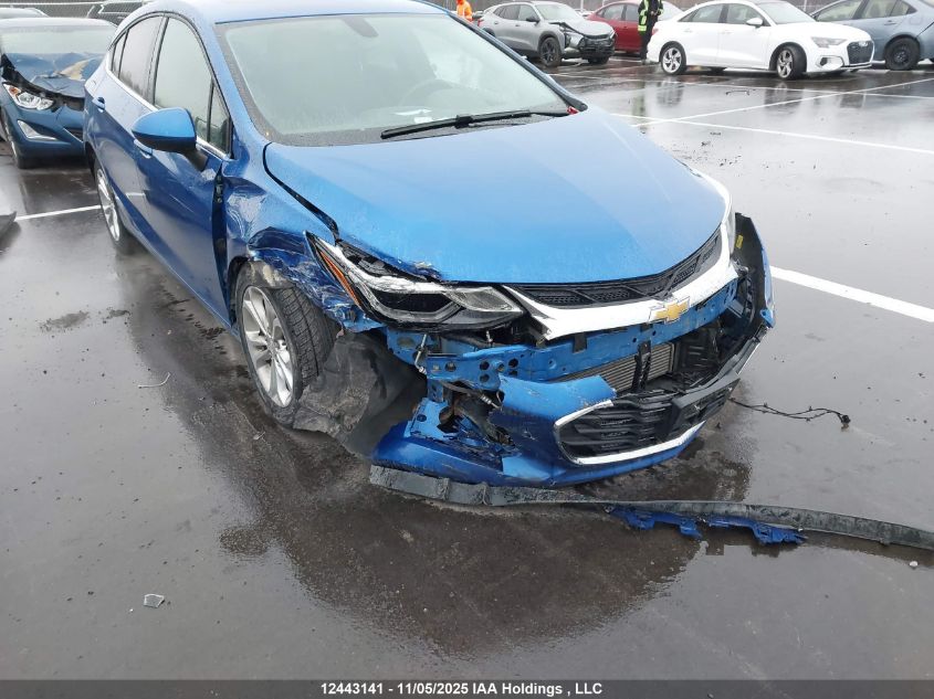 2019 Chevrolet Cruze Lt VIN: 3G1BE6SM3KS624862 Lot: 12443141