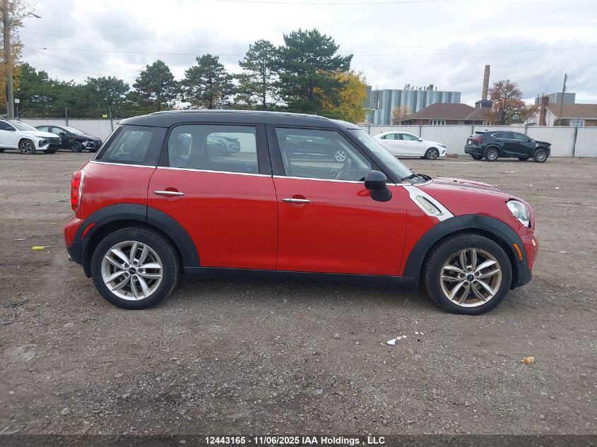 2013 Mini Cooper Countryman VIN: WMWZB3C5XDWM07463 Lot: 12443165
