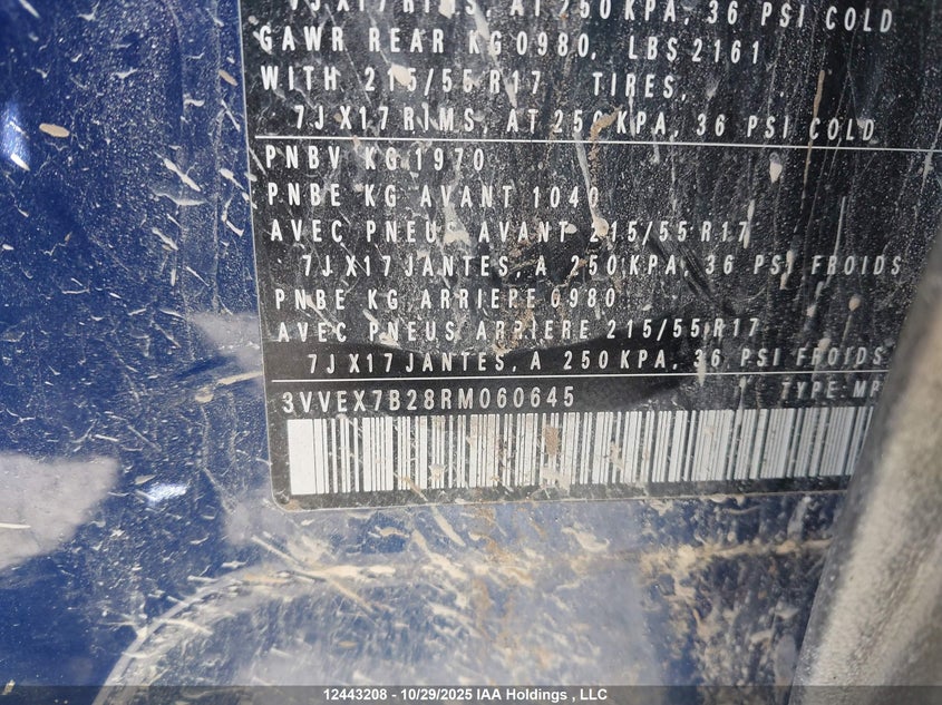 3VVEX7B28RM060645 2024 VOLKSWAGEN TAOS photo no. 9