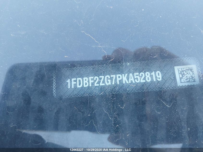 2023 Ford Transit T-350 Hd VIN: 1FDBF2ZG7PKA52819 Lot: 12443227