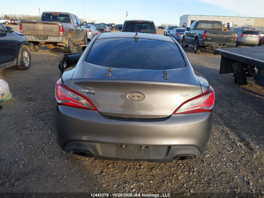 2013 Hyundai Genesis Coupe 2.0T VIN: KMHHT6KD1DU086295 Lot: 12443279