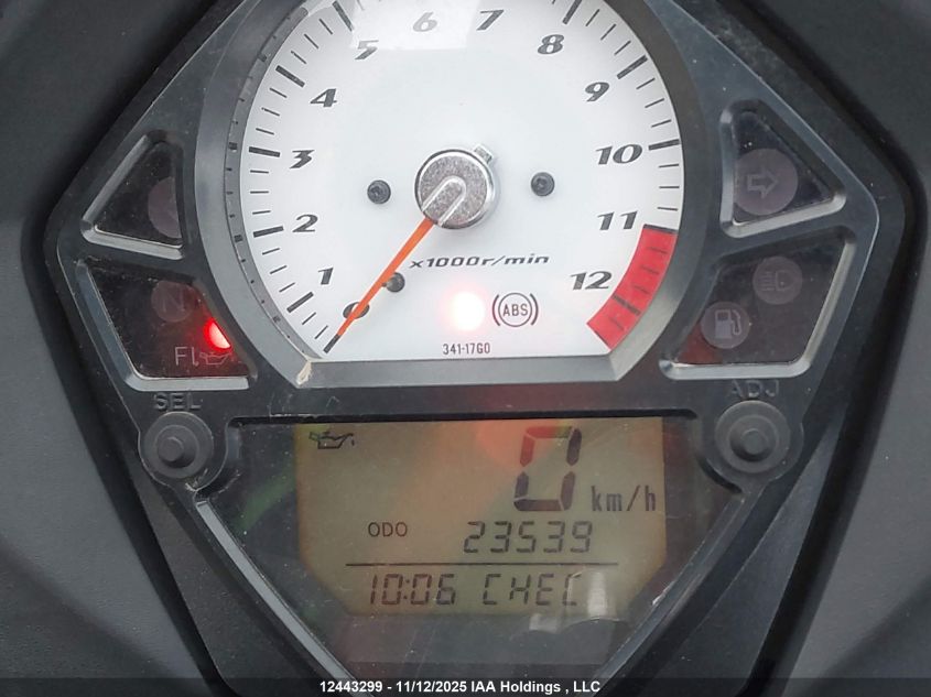 2008 Suzuki Sv650 A VIN: JS1VP53B282100123 Lot: 12443299