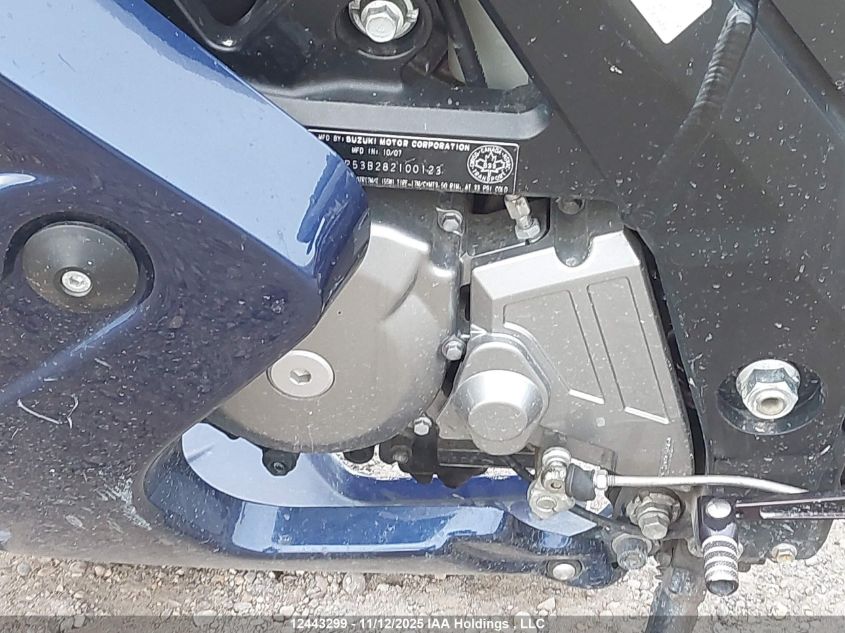 2008 Suzuki Sv650 A VIN: JS1VP53B282100123 Lot: 12443299