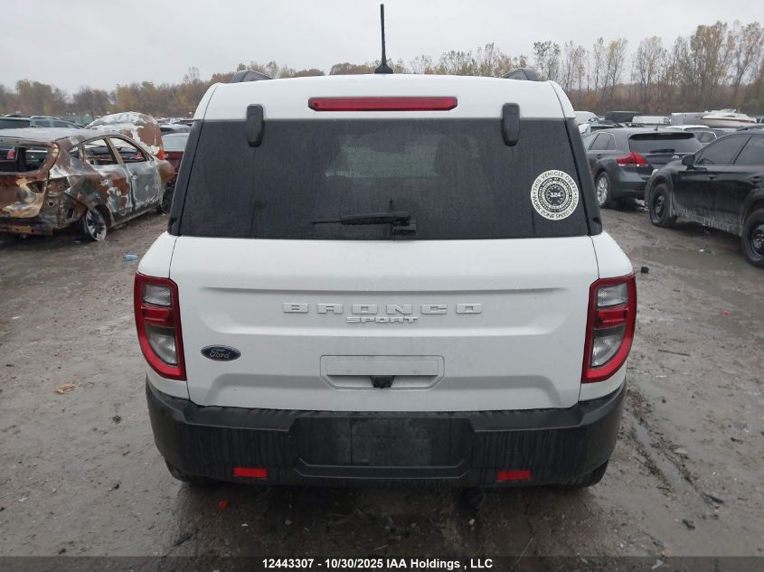 2021 Ford Bronco Sport Big Bend VIN: 3FMCR9B67MRB15933 Lot: 12443307