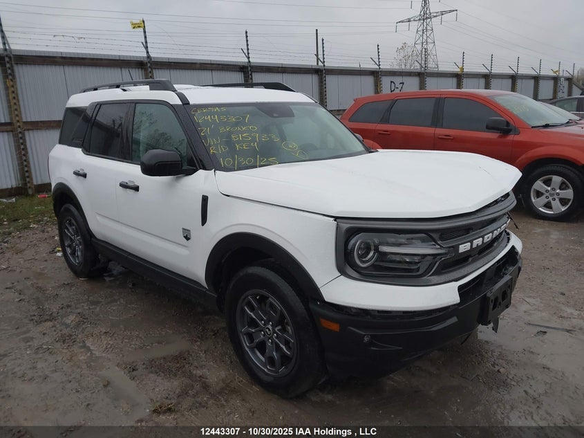 3FMCR9B67MRB15933 2021 Ford Bronco Sport Big Bend auction photo 1