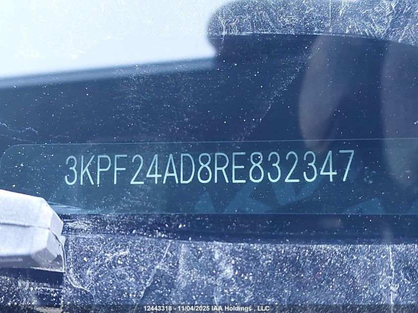 2024 Kia Forte Lx/Lxs VIN: 3KPF24AD8RE832347 Lot: 12443318