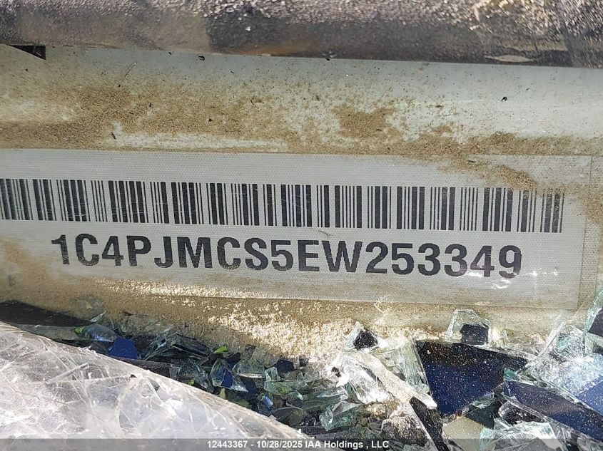 2014 Jeep Cherokee North VIN: 1C4PJMCS5EW253349 Lot: 12443367