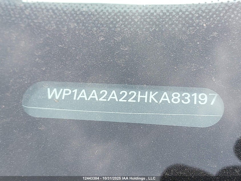 WP1AA2A22HKA83197 2017 PORSCHE CAYENNE photo no. 18
