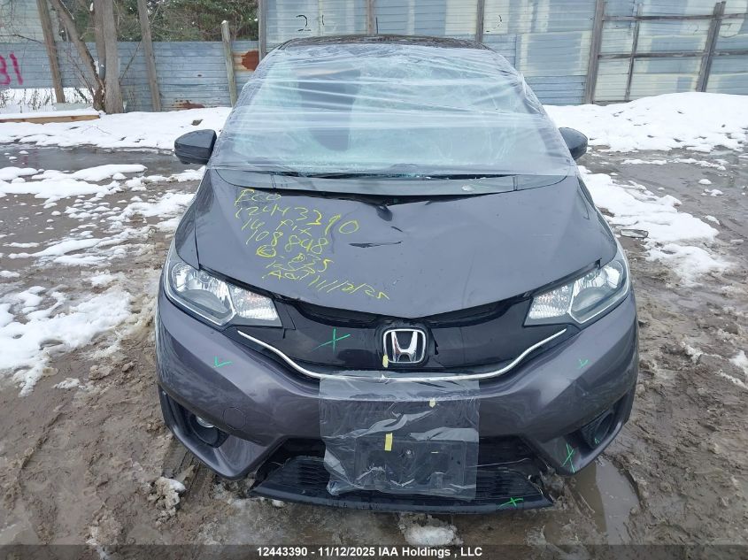2016 Honda Fit Ex VIN: 3HGGK5H76GM108848 Lot: 12443390