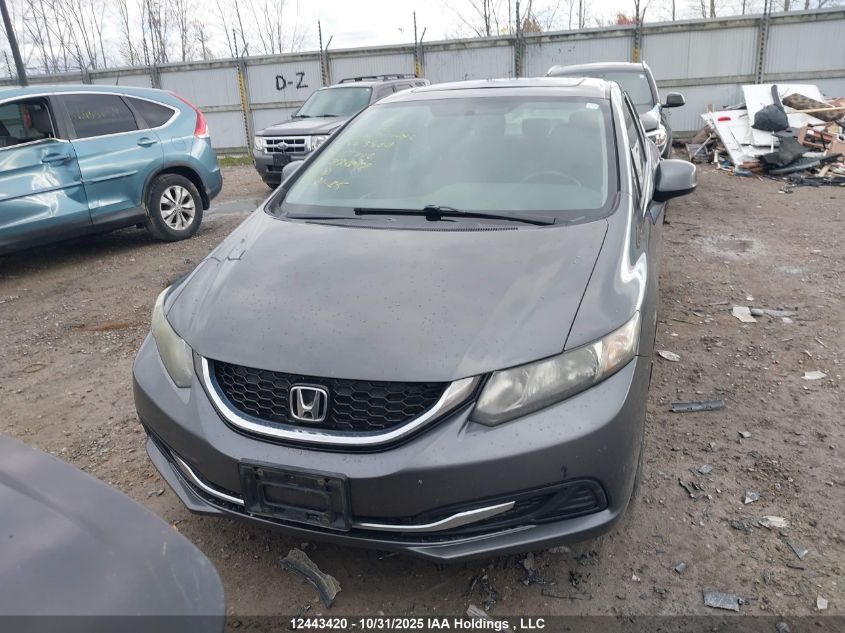 2013 Honda Civic Ex 4Dr VIN: 2HGFB2E59DH035868 Lot: 12443420