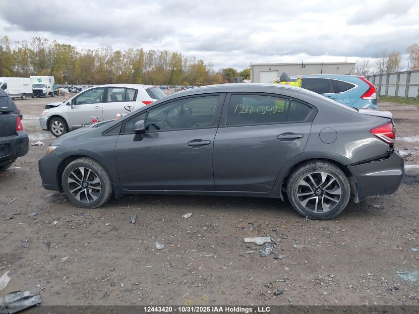 2013 Honda Civic Ex 4Dr VIN: 2HGFB2E59DH035868 Lot: 12443420