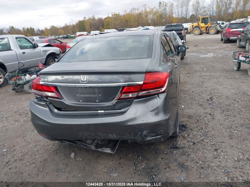 2013 Honda Civic Ex 4Dr VIN: 2HGFB2E59DH035868 Lot: 12443420