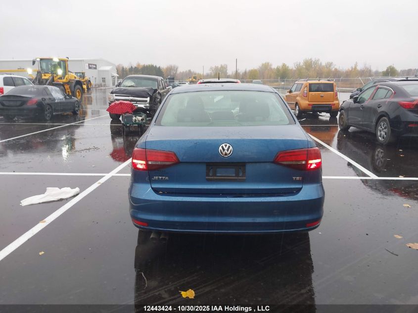 2016 Volkswagen Jetta VIN: 3VW167AJ8GM401335 Lot: 12443424