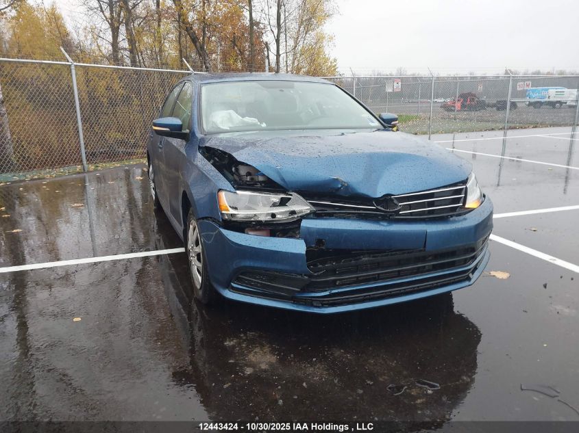 2016 Volkswagen Jetta VIN: 3VW167AJ8GM401335 Lot: 12443424