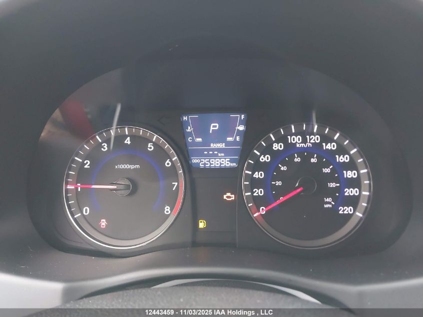 2013 Hyundai Accent Gl VIN: KMHCT5AE4DU110250 Lot: 12443459