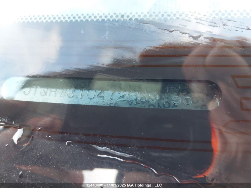 2007 Lexus Rx 400H VIN: JTJHW31U472039156 Lot: 12443480