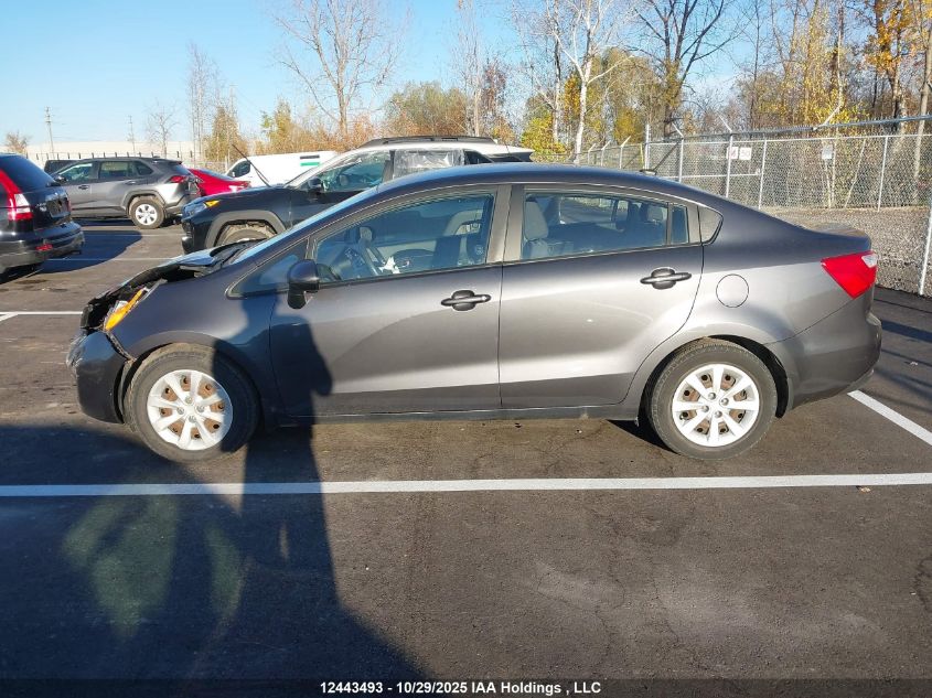 2013 Kia Rio Lx VIN: KNADM4A39D6141977 Lot: 12443493