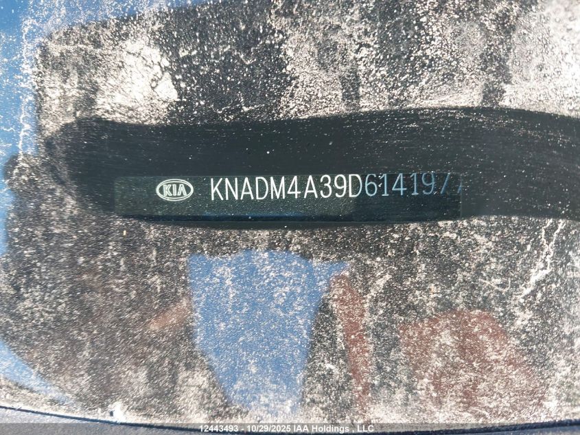 2013 Kia Rio Lx VIN: KNADM4A39D6141977 Lot: 12443493